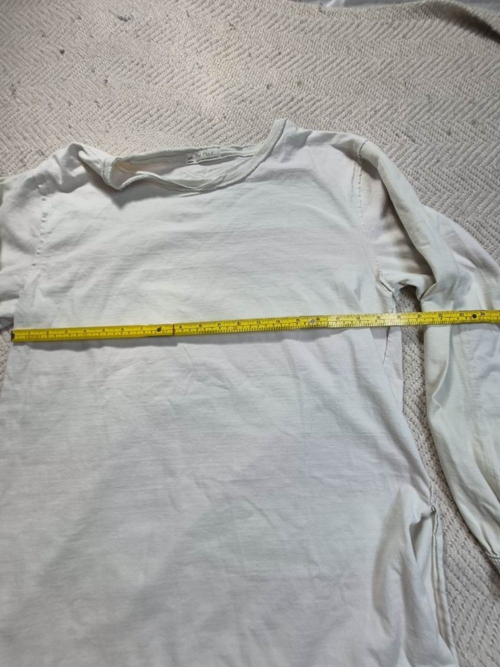 We The Free Cream Balloon Sleeve Long Sleeve Tunic - Picture 6 of 7